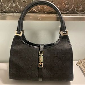 Sold ❌AUTHENTIC VINTAGE GUCCI MONOGRAM JACKIE-O BAG